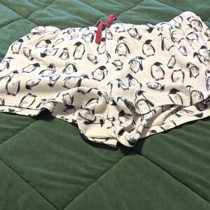 Eddie Bauer Black and White Lounge Shorts